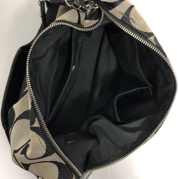Authentic Coach Shoulder Bag Cloth Signature Style - Picture 5 of 6